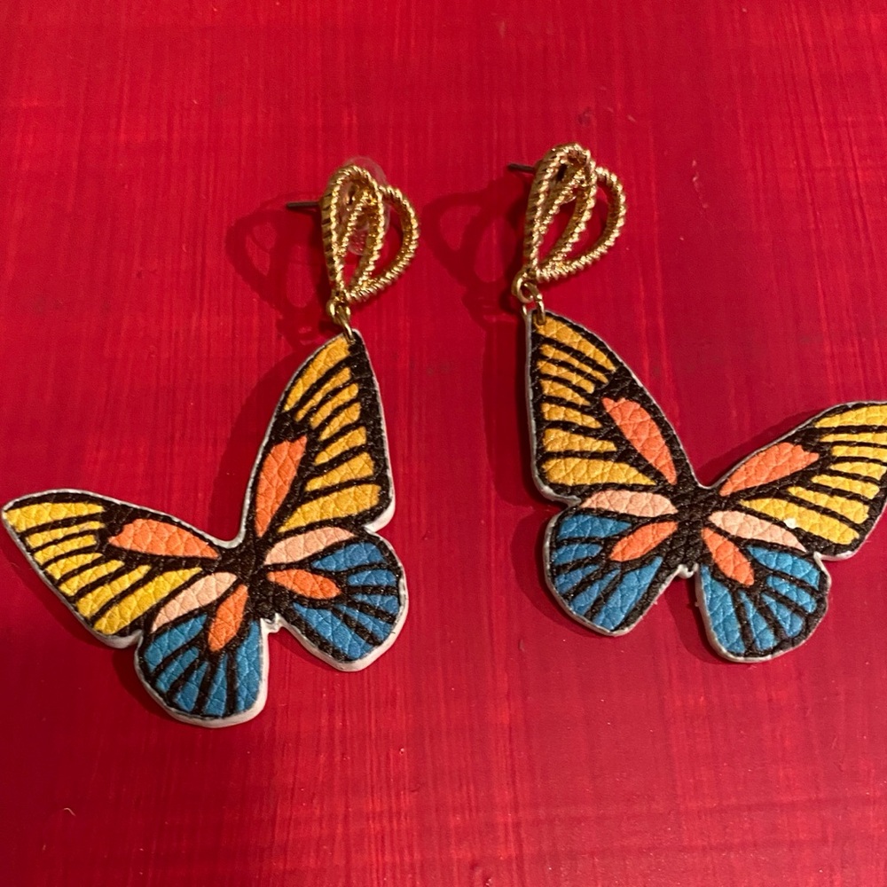 Colorful Butterfly Earrings
